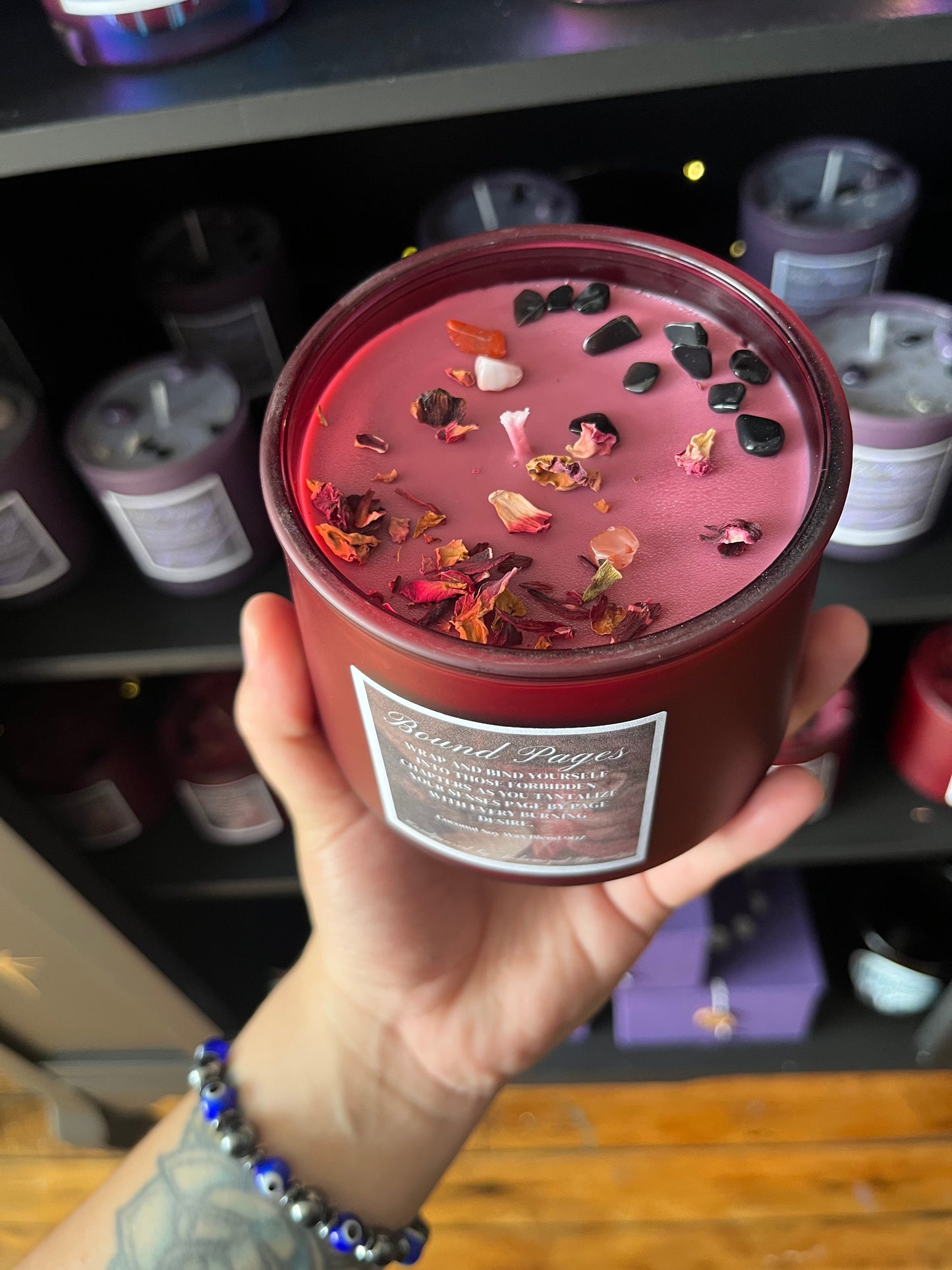 Bound Pages Candle