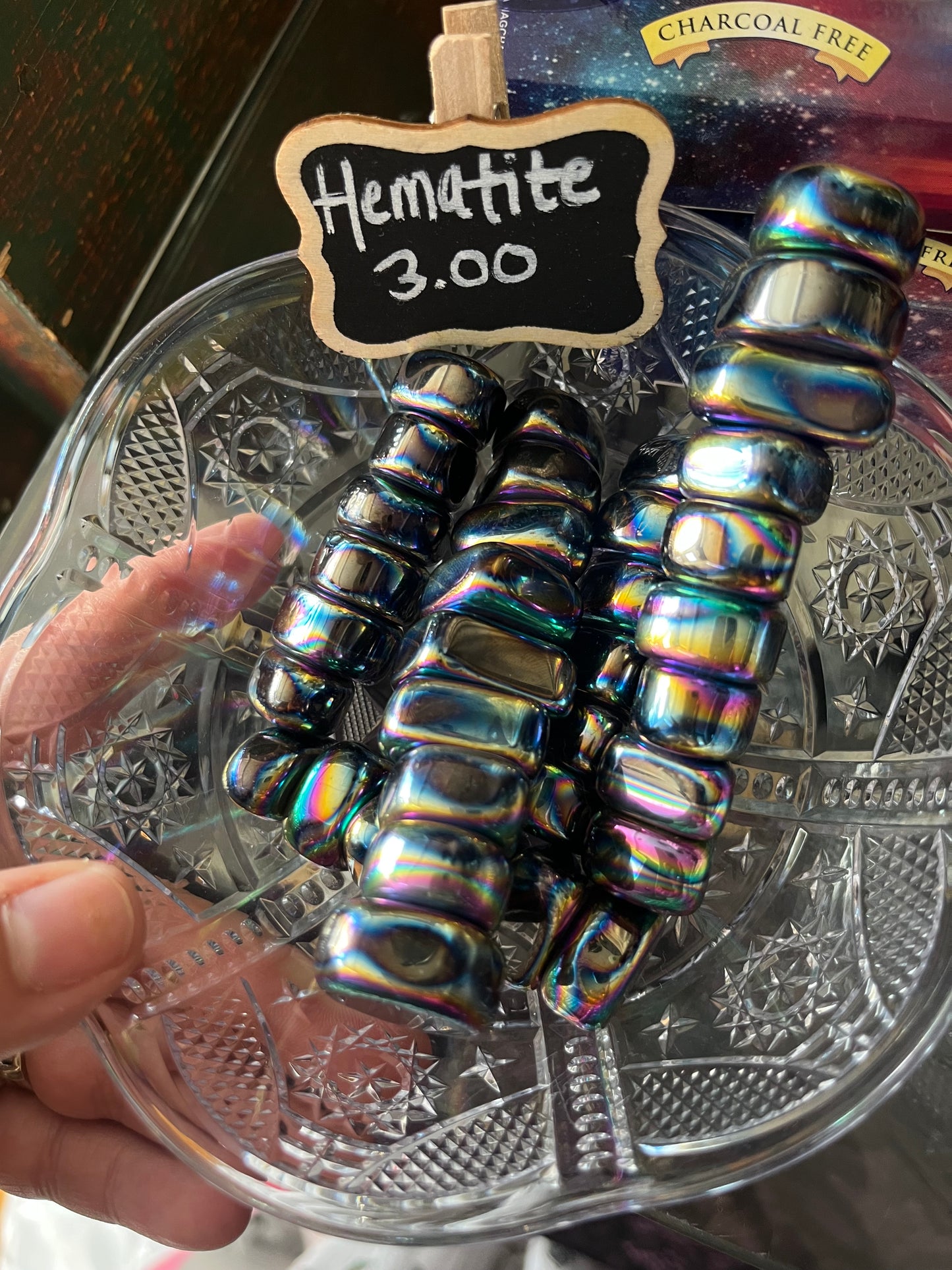 Magnetic Rainbow Hematite
