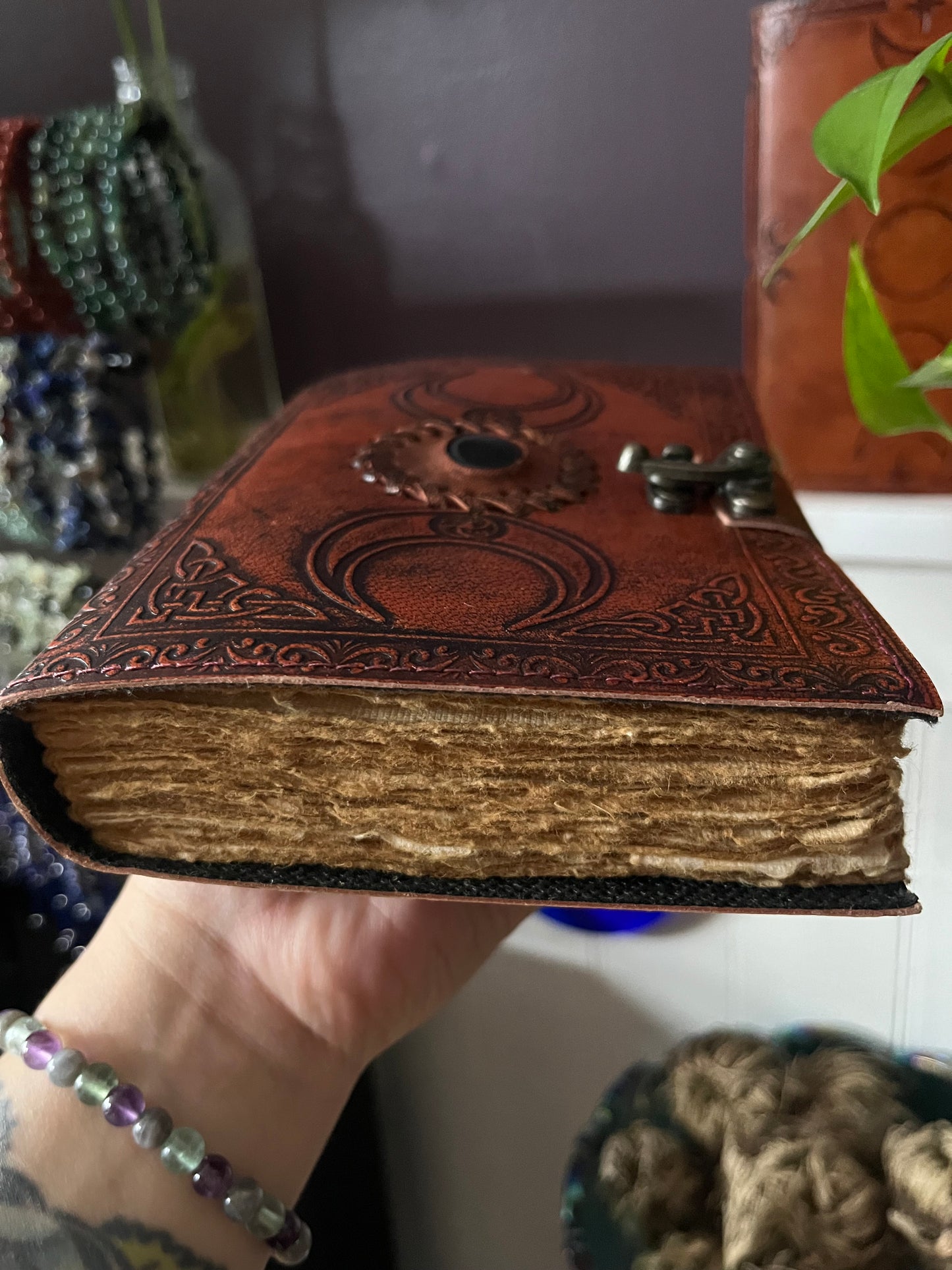 Triple Goddess Moon Grimoire Journal