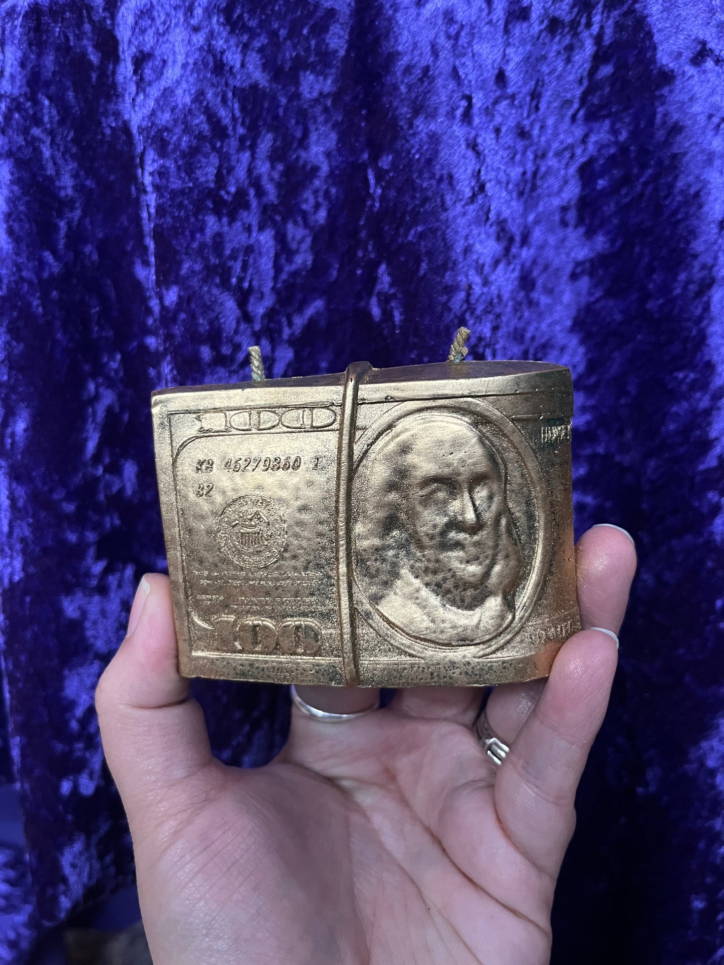 Cash Shaped Candle (Double Wick)