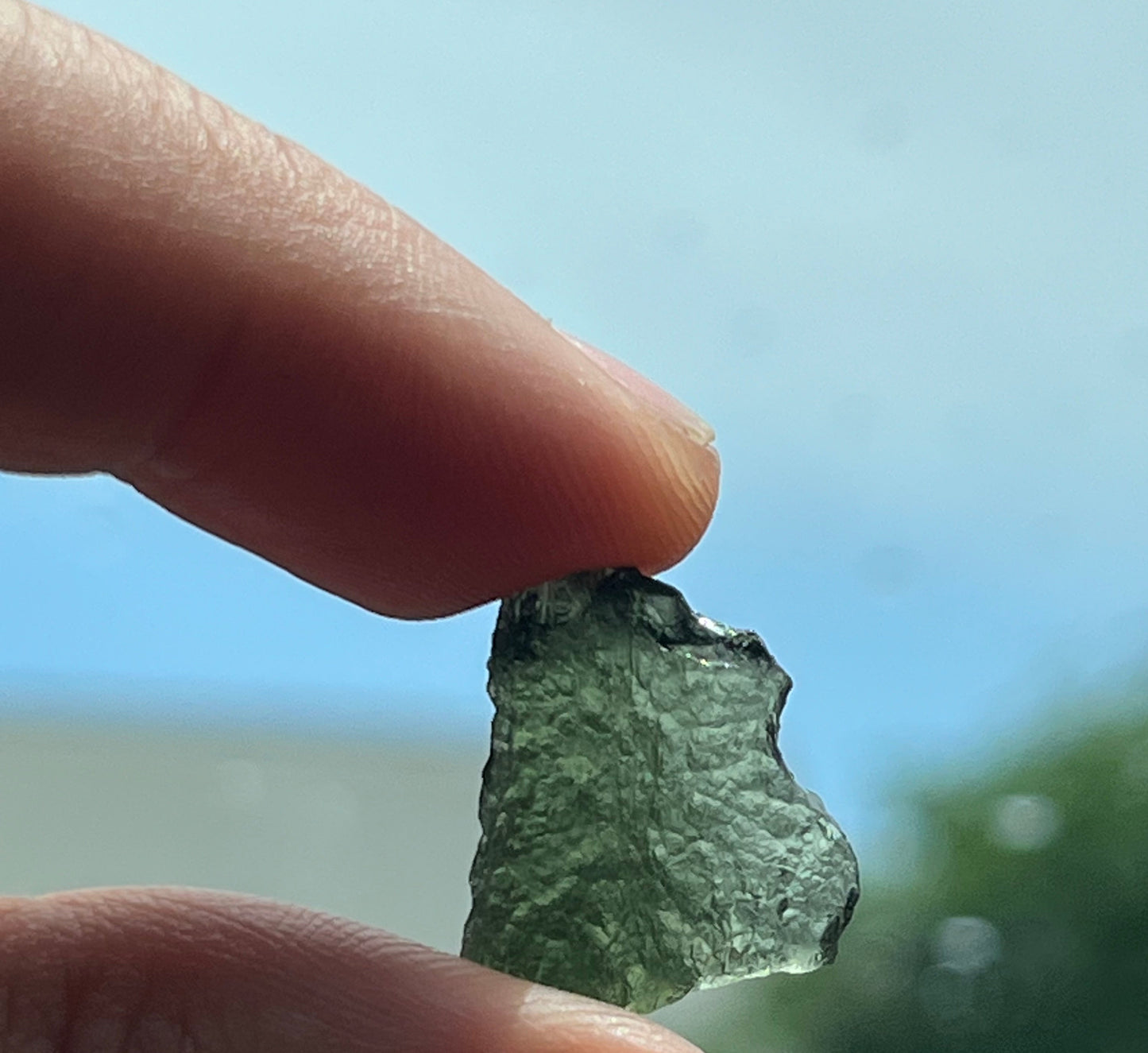 Moldavite Custom Order: Oliver