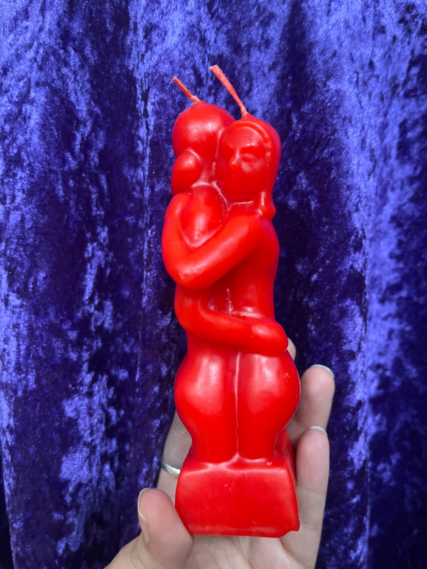 Erotic Couple Candle (Male + Female) Intention Candle - Red