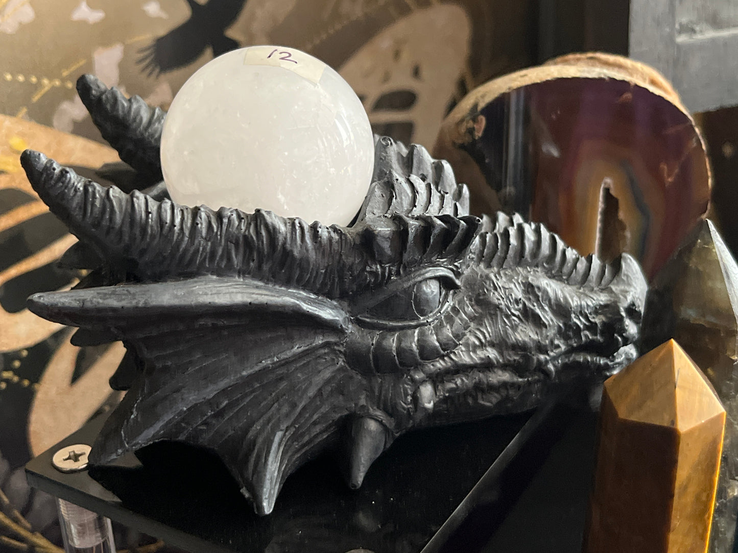 Dragon Head Sphere Holder