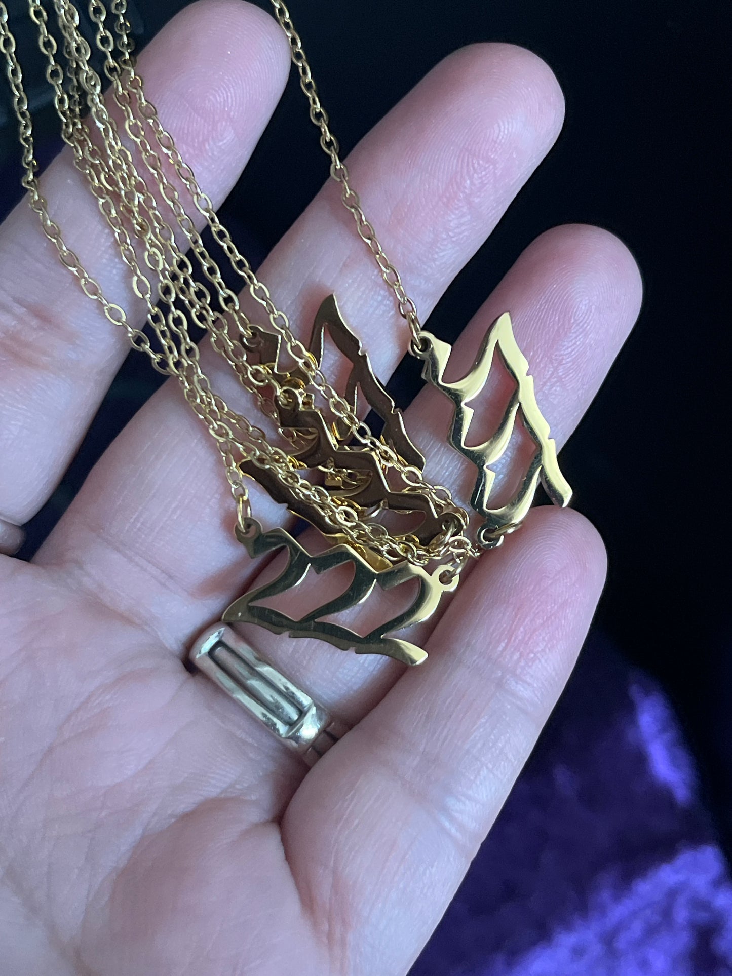 Angel Number Necklace 222