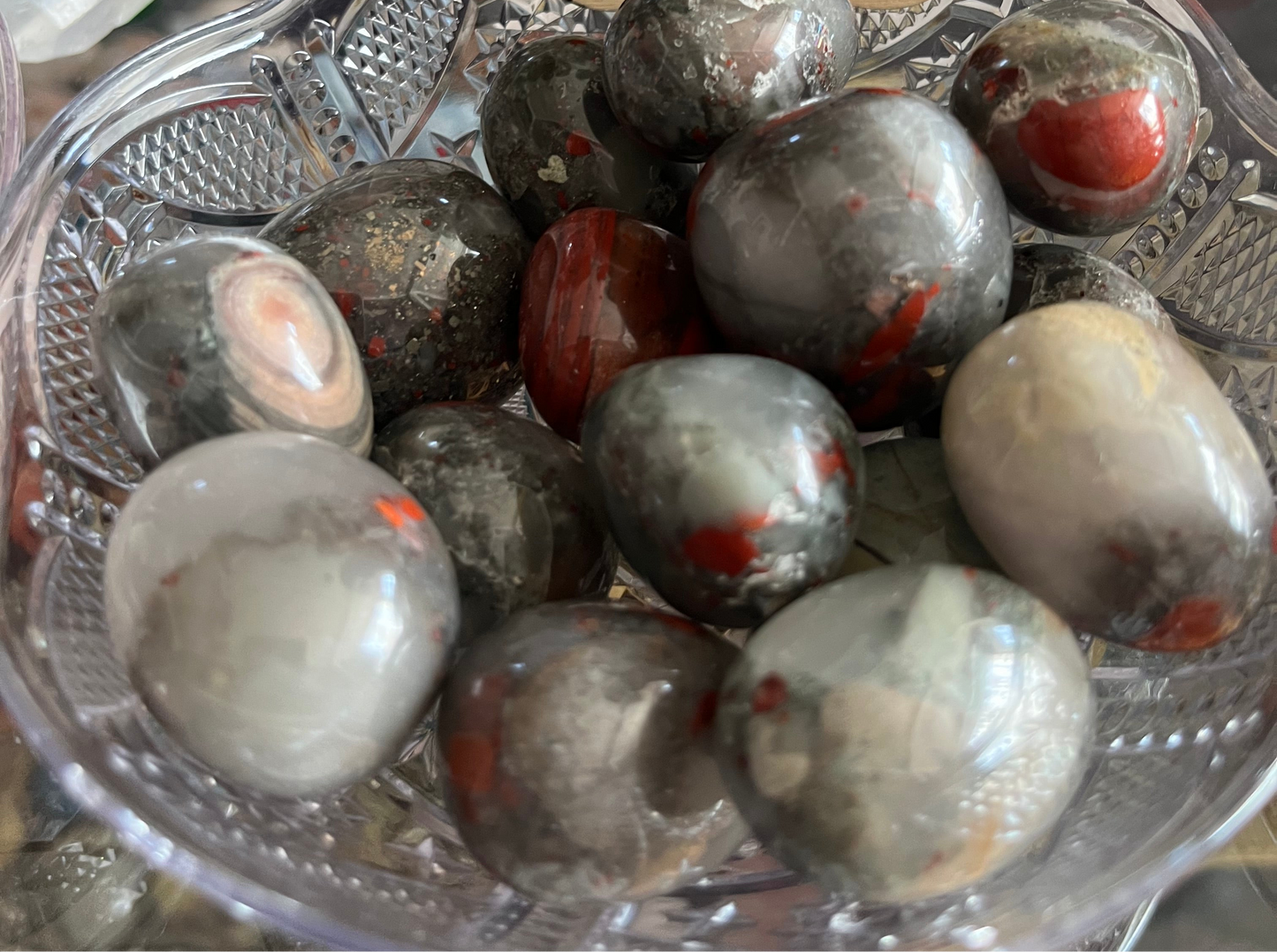 African Bloodstone Tumbles
