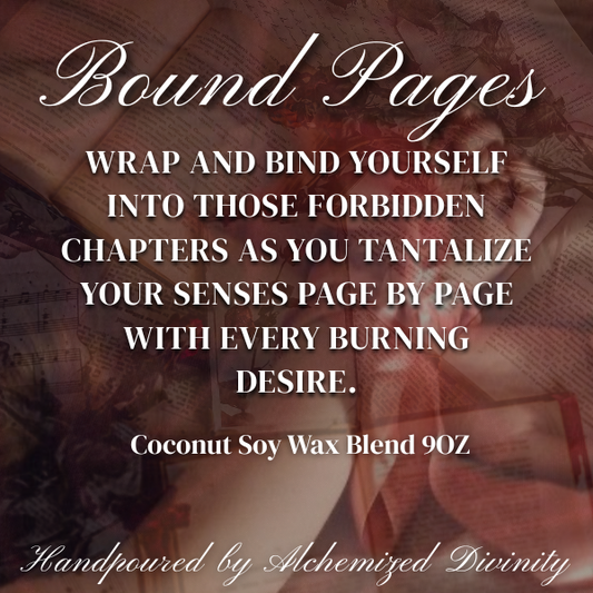 Bound Pages Candle