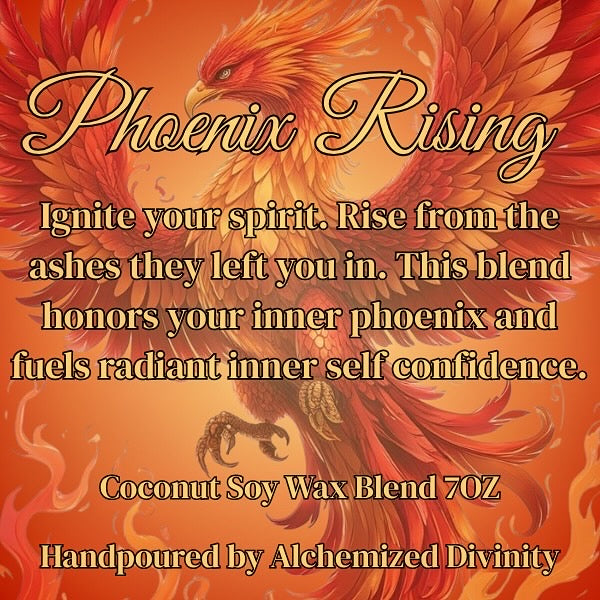Phoenix Rising Candle
