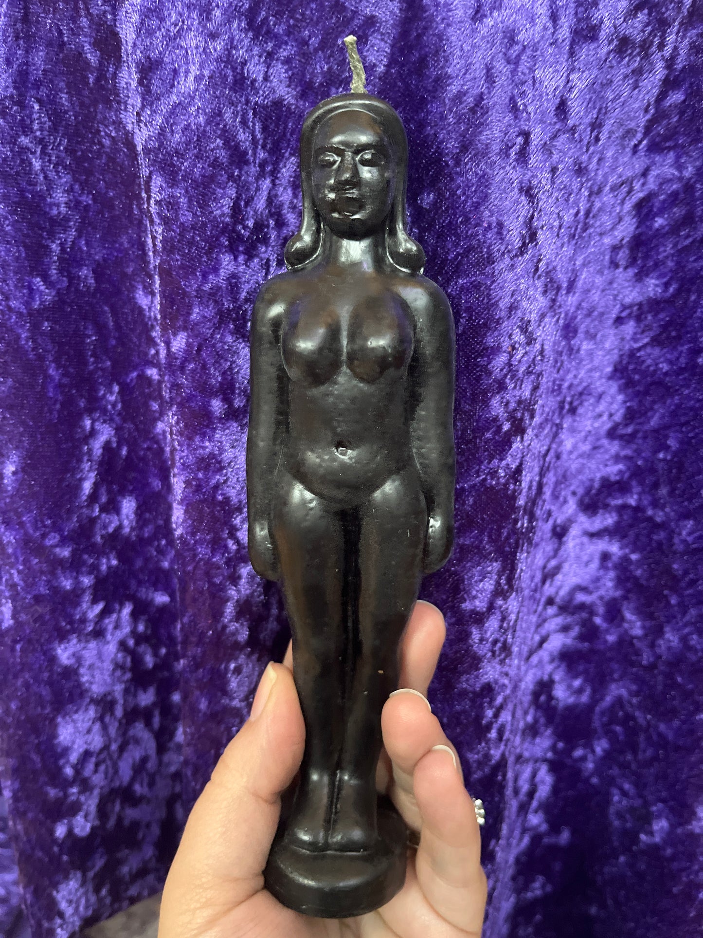 Lady/Woman Figurine Candle - Black