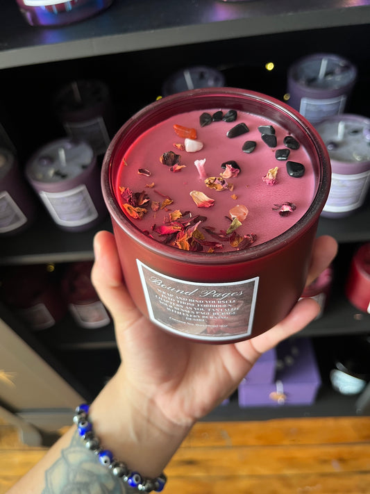 Bound Pages Candle