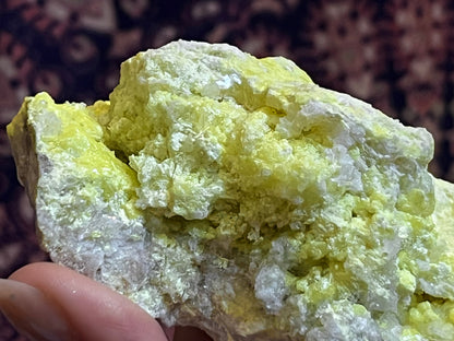 Sulfur on Matrix w- Quartz|Zeolite|Quartz #1