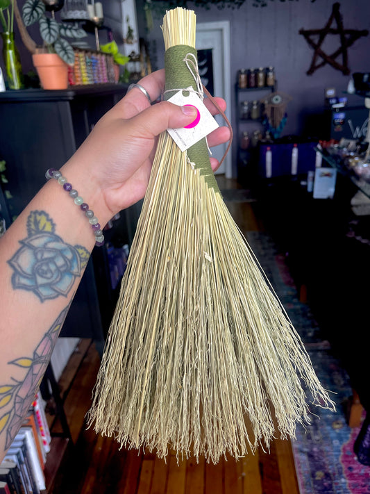 Broomcorn Besom: AVOCADO