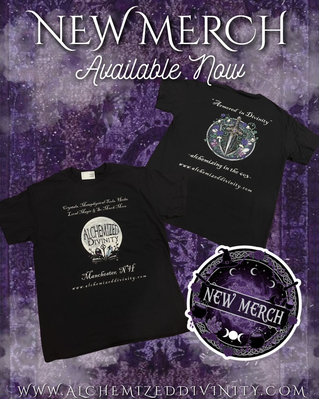 Armored in Divinity Merch T-Shirt (XL)