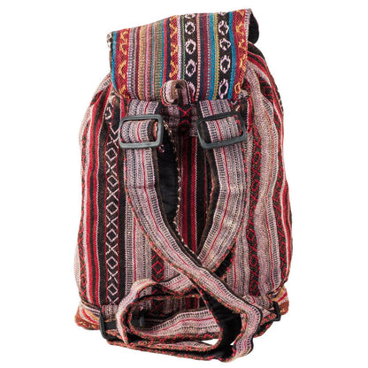 Boho Striped Backpack