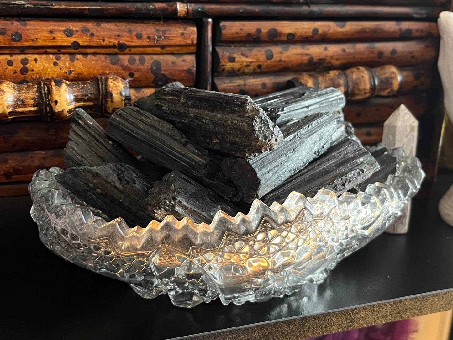 Black Tourmaline Logs