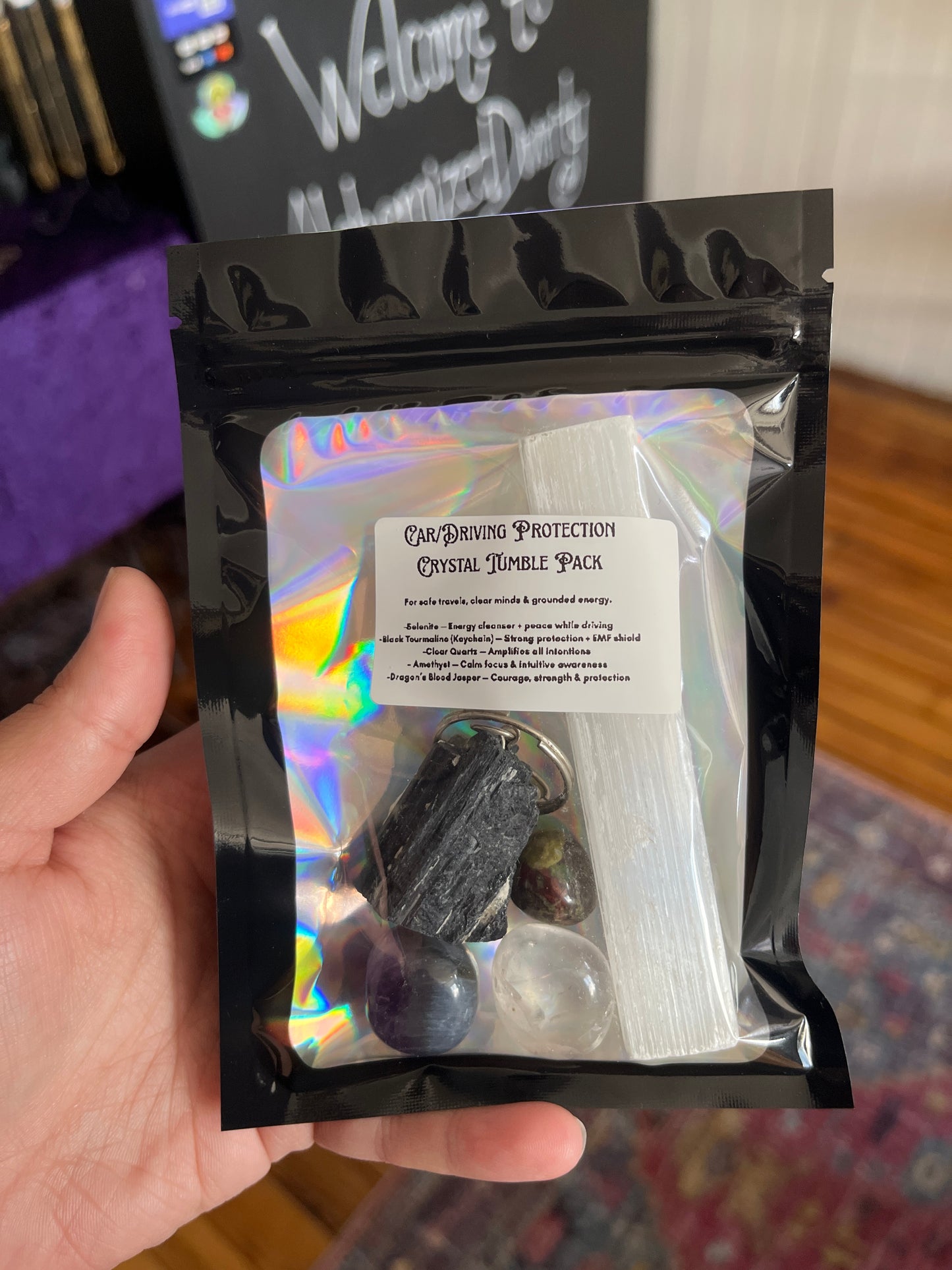 Car/Driving Protection Crystal Tumble Pack