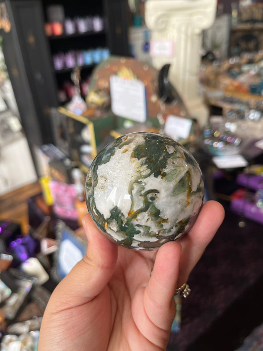 Moss Agate Sphere