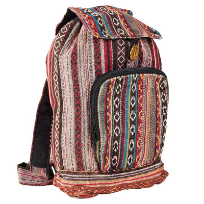 Boho Striped Backpack
