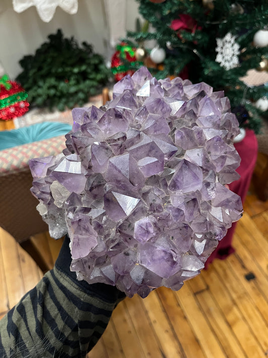 Brazilian Amethyst Cluster- 8lbs Intuition Hijacker 🔥