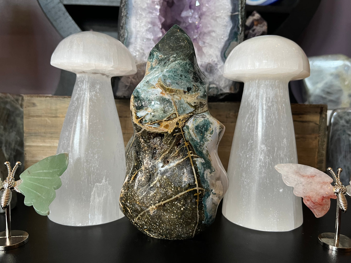 Large Selenite Mushroom