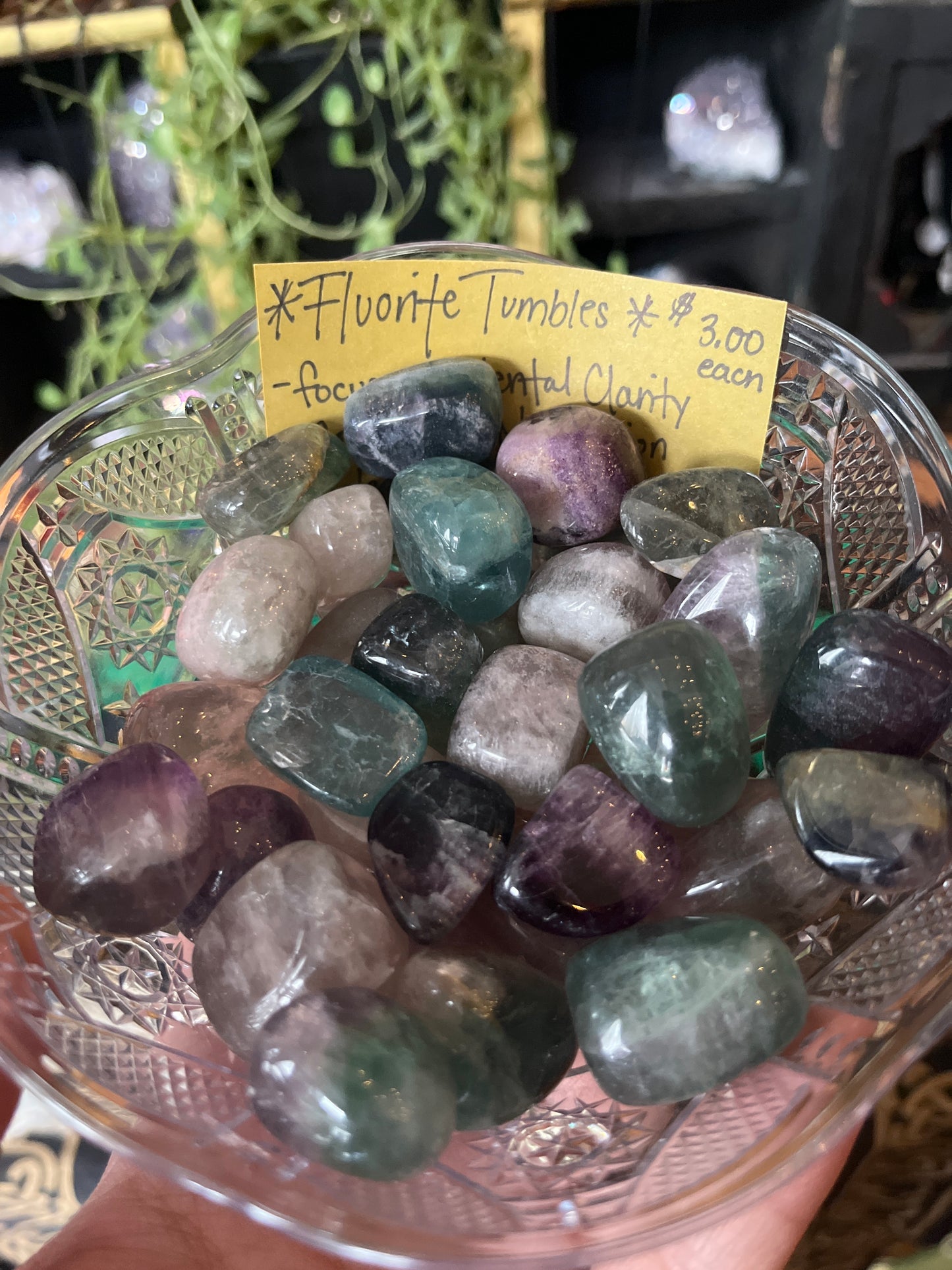 Fluorite Tumbles