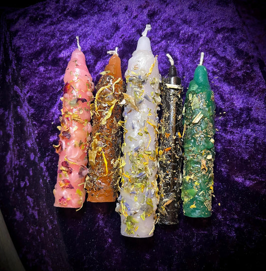 Hand Rolled Intention Spell Candles