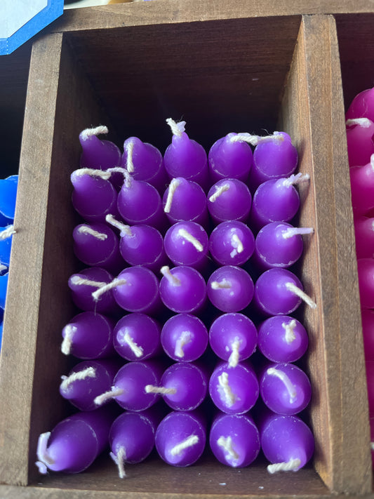 Purple Spell Chime Candle