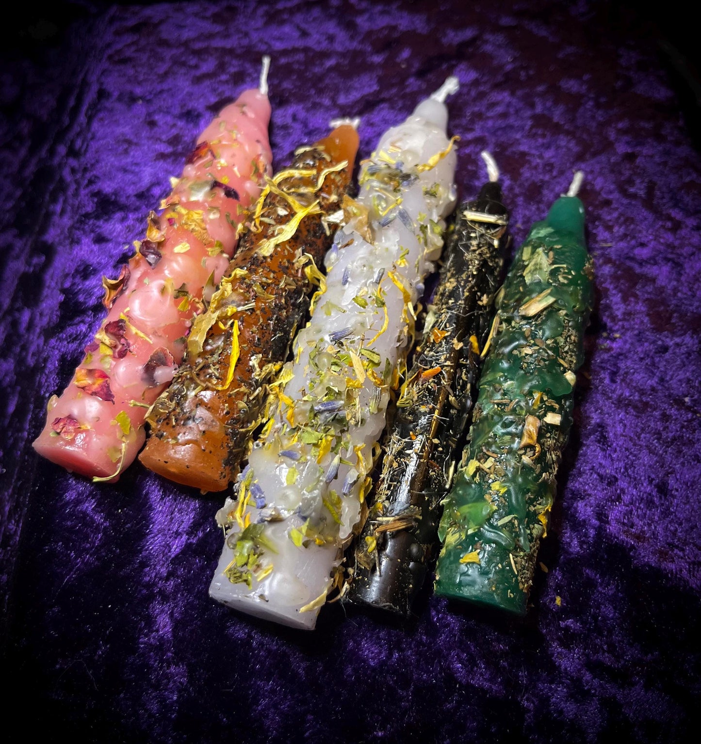 Hand Rolled Intention Spell Candles