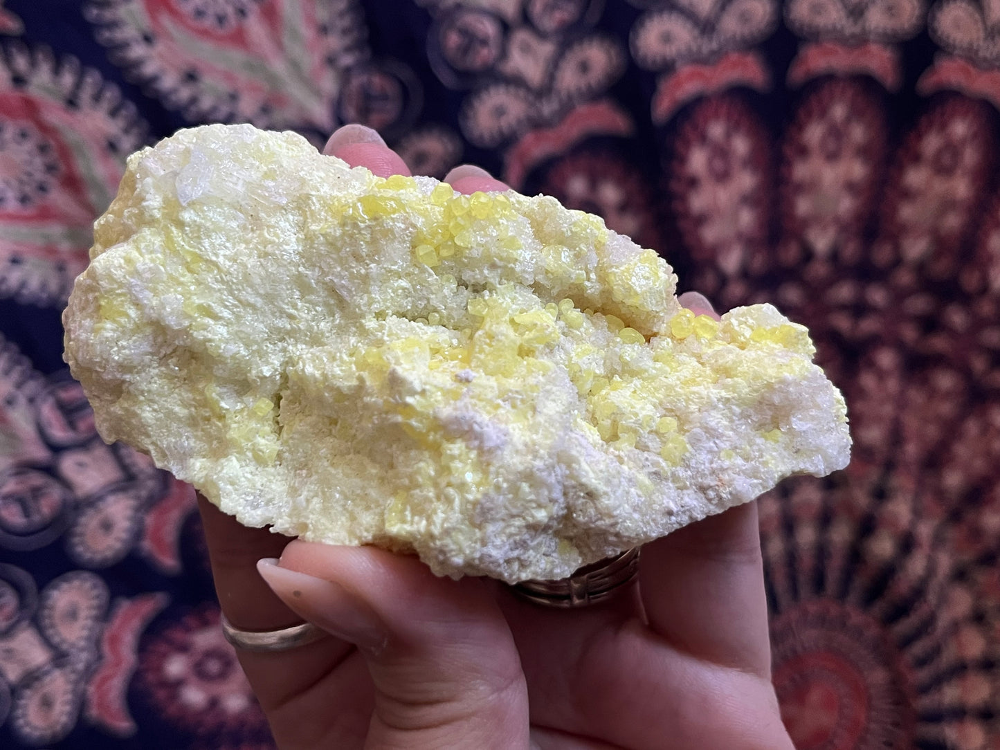 Sulfur on the Matrix w/ Clear Quartz + Zeolite #3