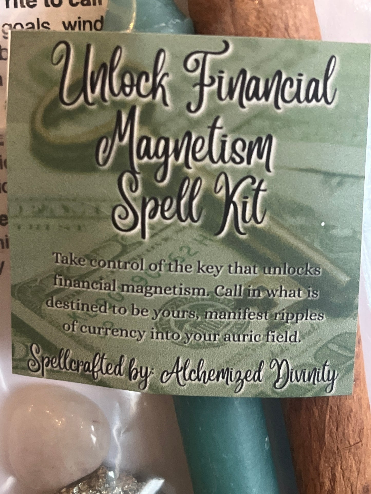 Financial Magnetism Spell Kit