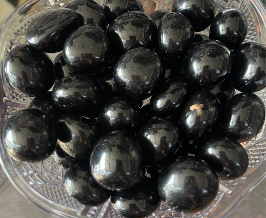 Black Obsidian Tumbles