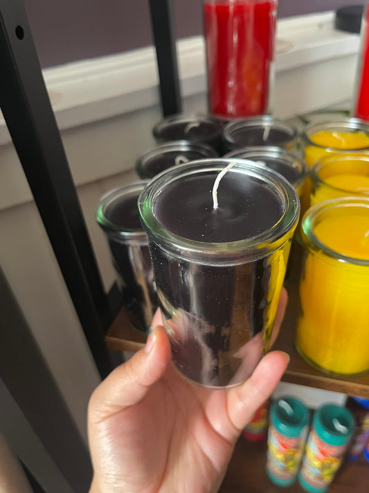 Black 2 Day Candle - remove negative energy, protection
