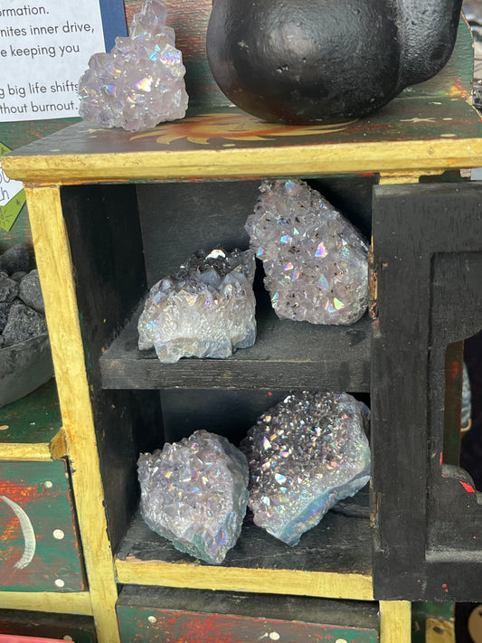 Aura Coated Amethyst