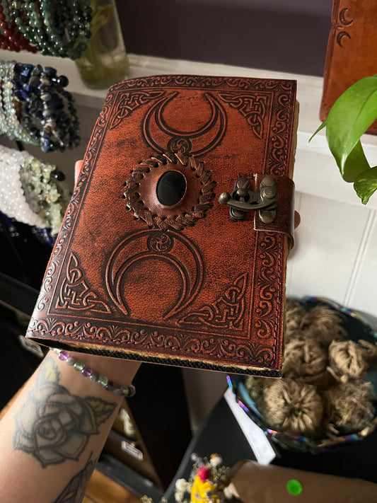 Triple Goddess Moon Grimoire Journal