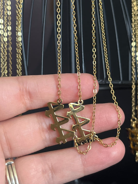 Angel Number Necklace 444