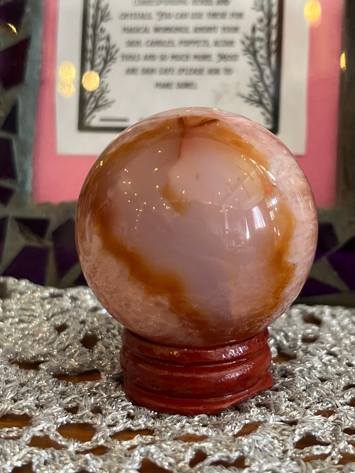 Carnelian Sphere #1