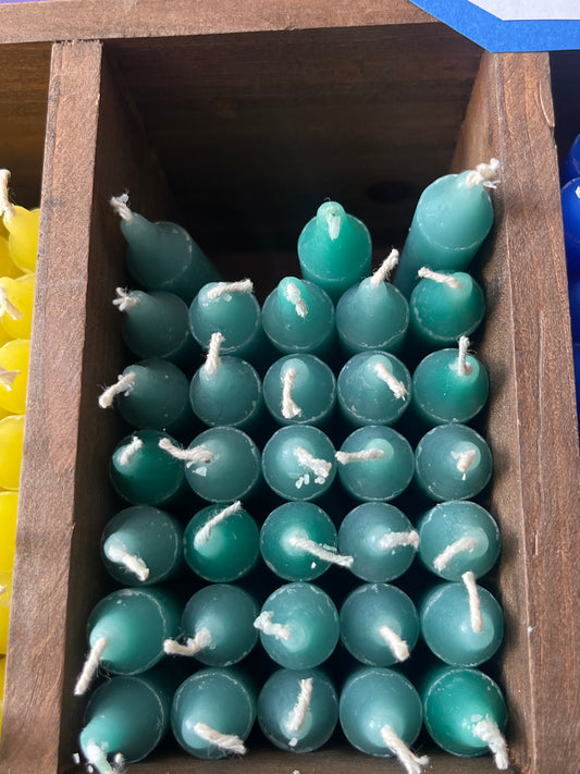 Green Chime Spell Candle