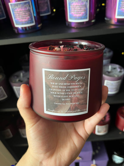 Bound Pages Candle