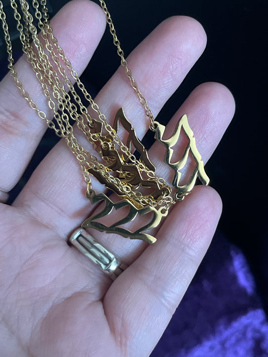 Angel Number Necklace 222