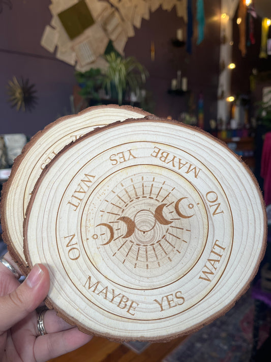 Engraved Moon Phase Pendulum Board