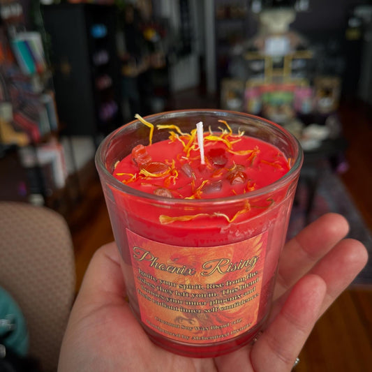 Phoenix Rising Candle
