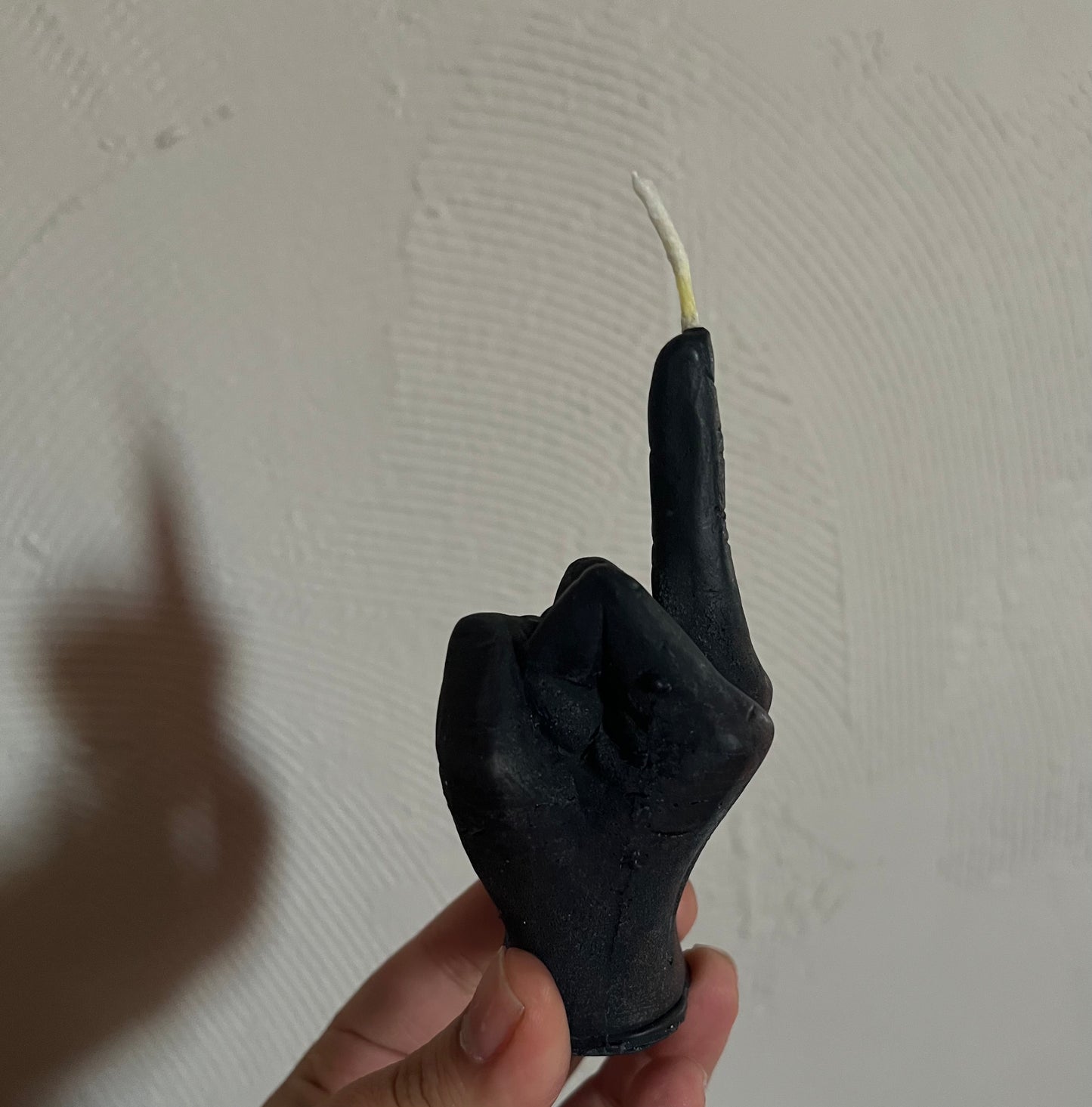 Middle Finger Black Candle- F*ck Off Vibes