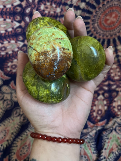 Green Opal Palmstones