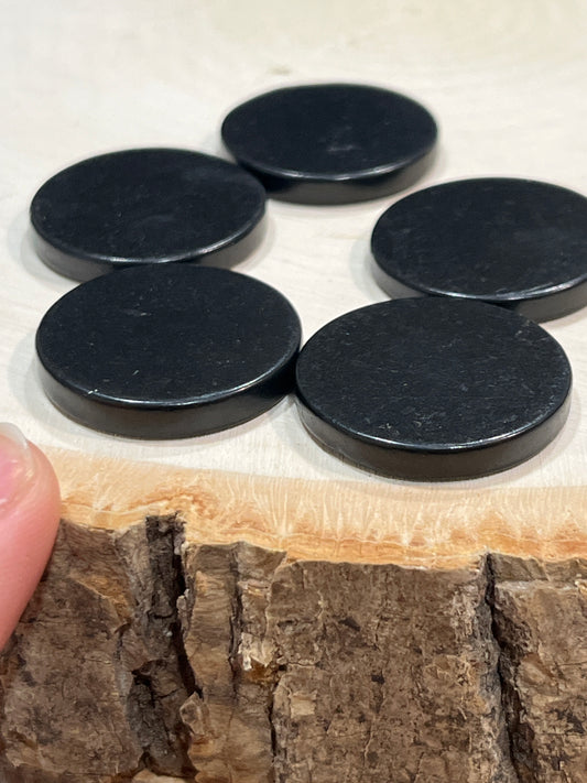 Shungite EMF Cellphone Tile “Circle” Shape