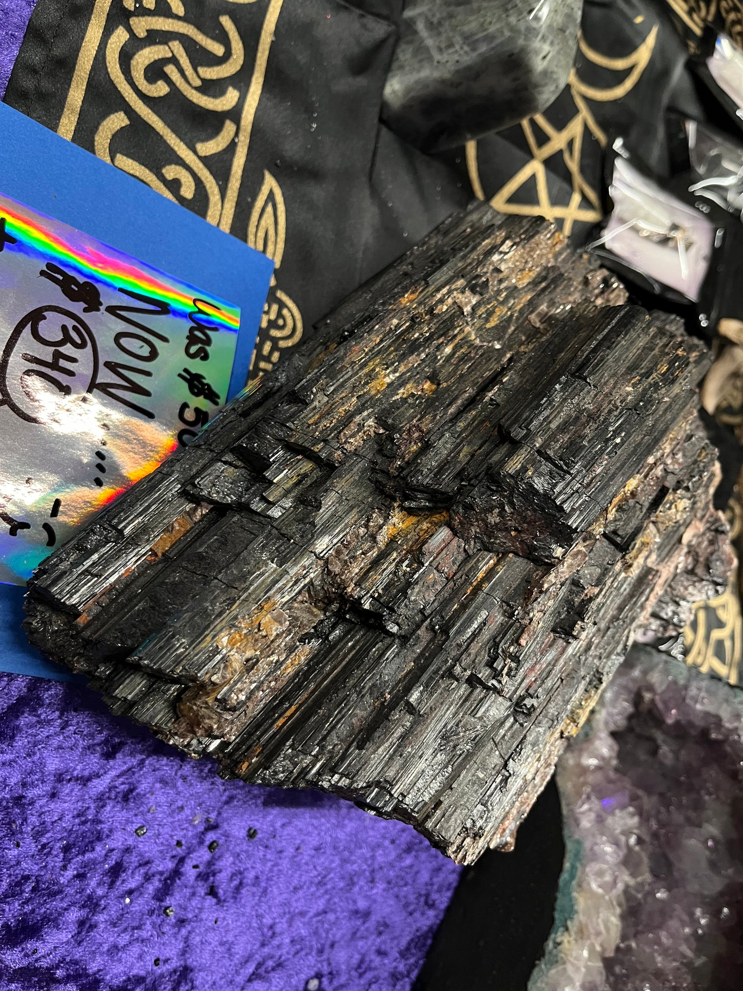 Black Tourmaline Protection POWERHOUSE- 11.4lbs of Solid Energetic Protection
