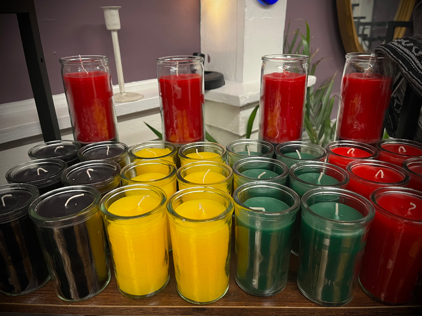 Green 2 Day Candle - grounding, fertility, luck & abundance