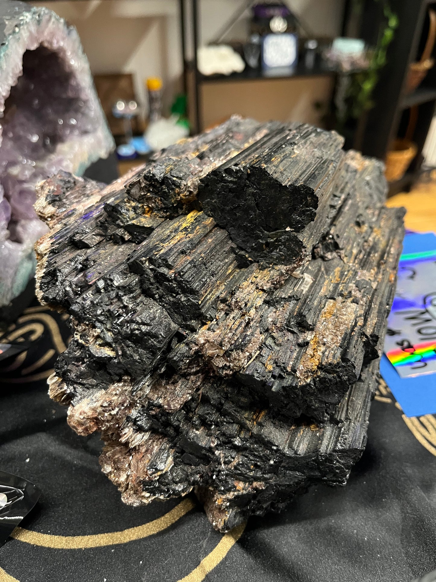 Black Tourmaline Protection POWERHOUSE- 11.4lbs of Solid Energetic Protection