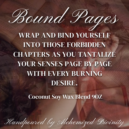 Bound Pages Candle