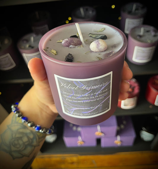 Velvet Grimoire Candle