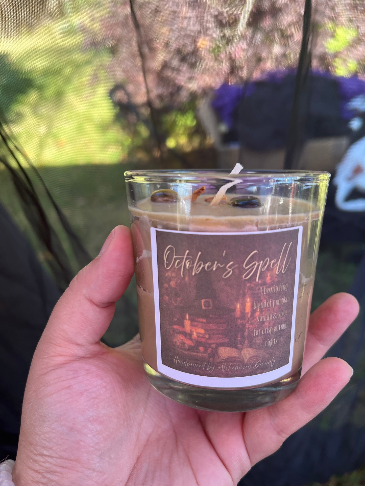 October’s Spell Candle