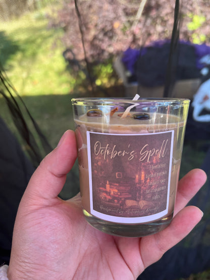 October’s Spell Candle